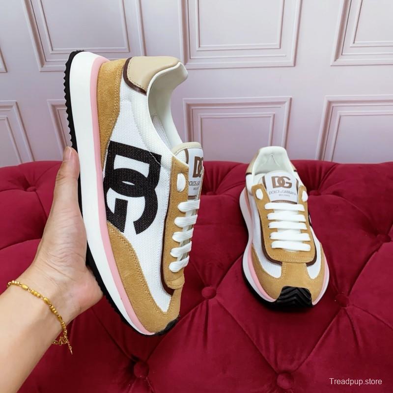 Dolce & Gabbana 2025 Spring Summer Collection Luxury Embroidered Logo Sneakers - AS00300