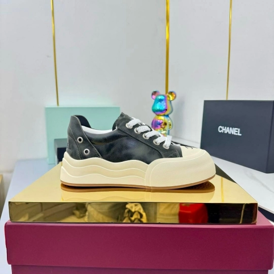 Chanel 2025 SS Panda Loafers Bread Shoes Original Calfskin - LY00320