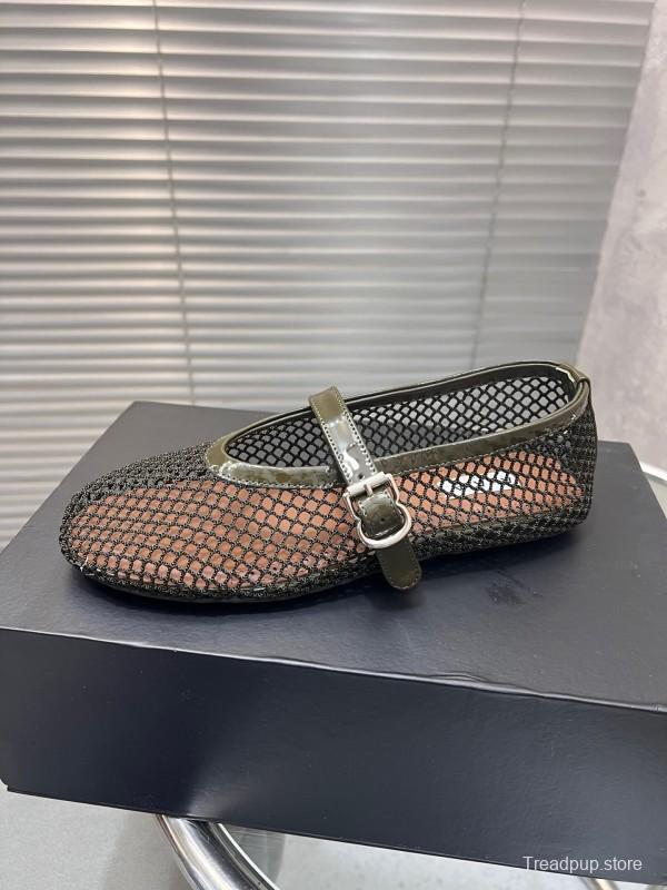 ALAIA 2025/SS New Color Mesh Flat Sandals Slippers - KFY00270