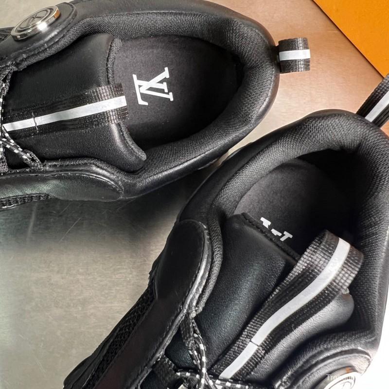 LV RUSH Calfskin Metal LV Circle Accessory Slip-Resistant Low-Top Casual Lifestyle Shoes - YC