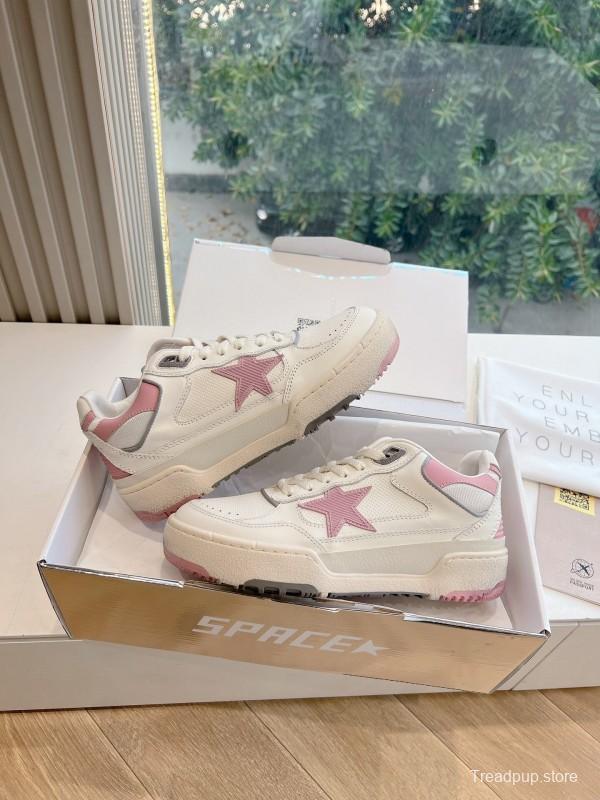 Golden Goose G411 Spring Summer Retro Running Shoes with Soft Sole - KFY00320