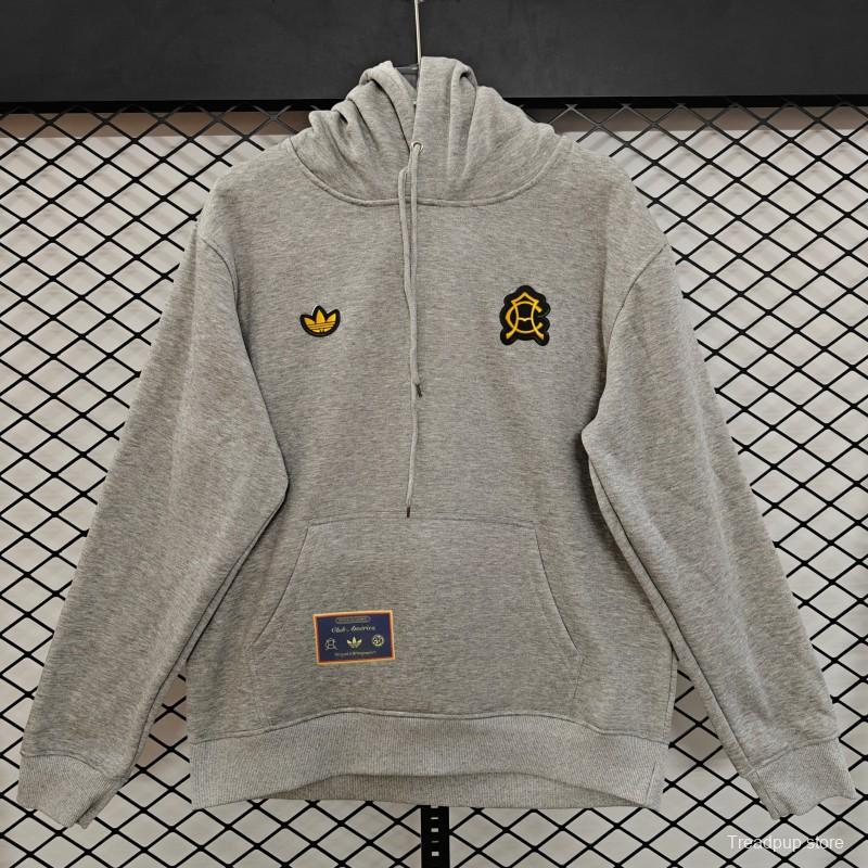 Adidas x Club America Retro Embroidered Logo Hoodie
