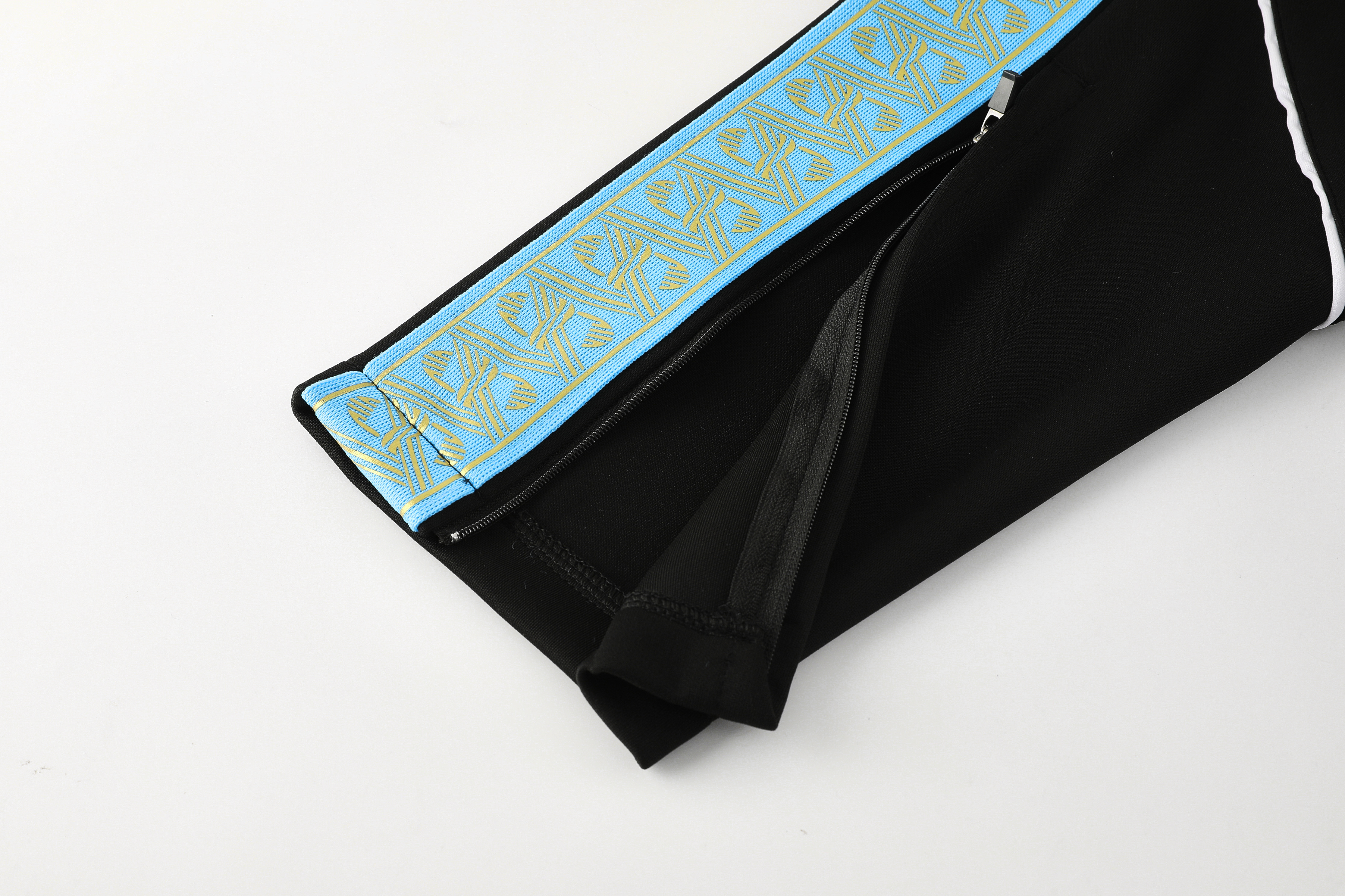 25/26 Olympique Marseille Black Full zipper Jacket Tracksuit+ long pants