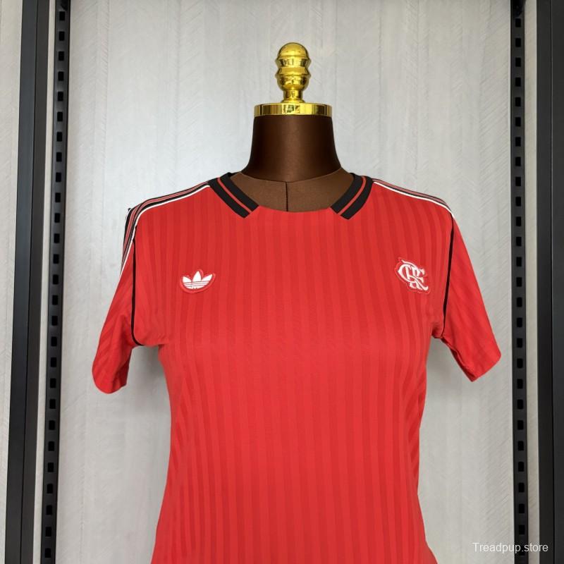 25/26 Women Flamenco Retro Red Jersey