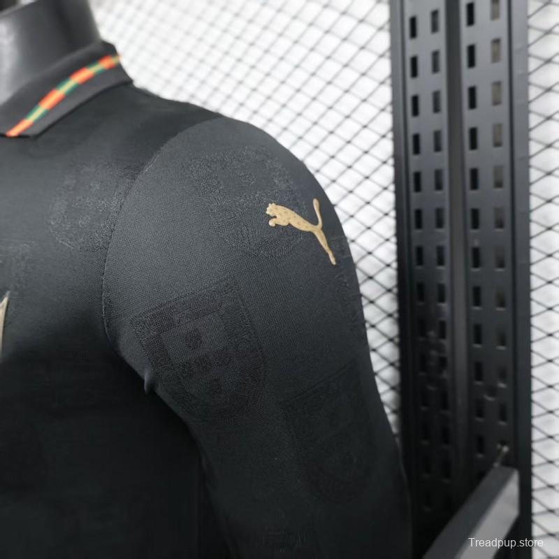 Player Version 2026 Portugal Goalkeeper Dark Grey Long Sleeve Jersey