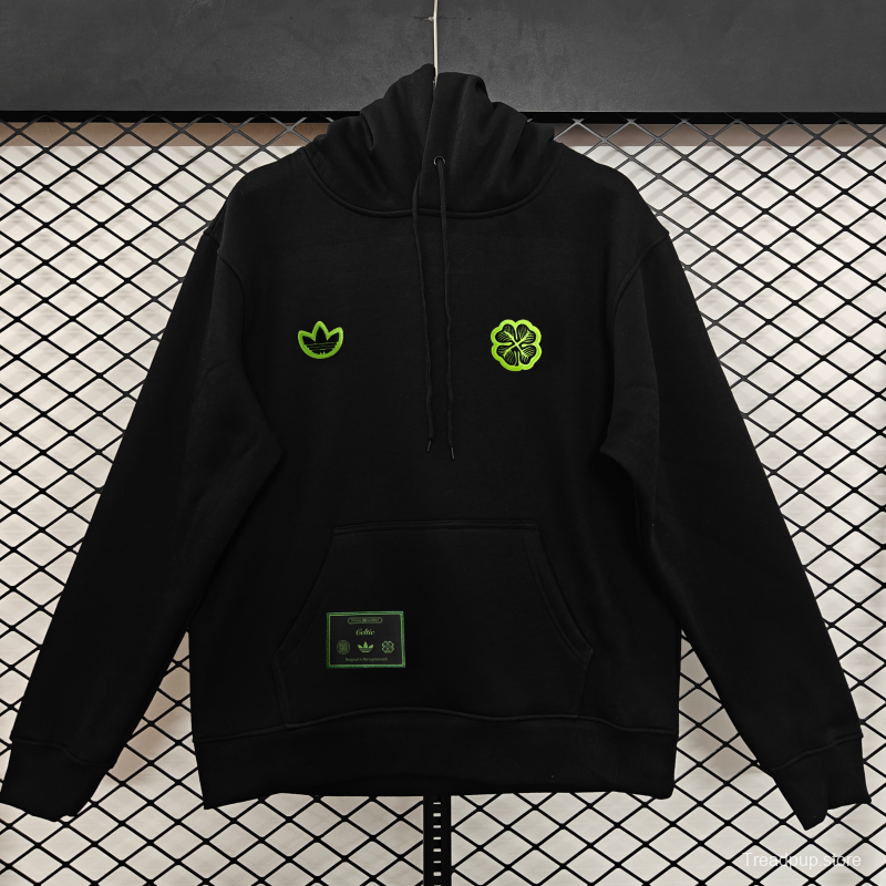 25/26 Celtic Embroidered Logo Hoodie 9 Colors