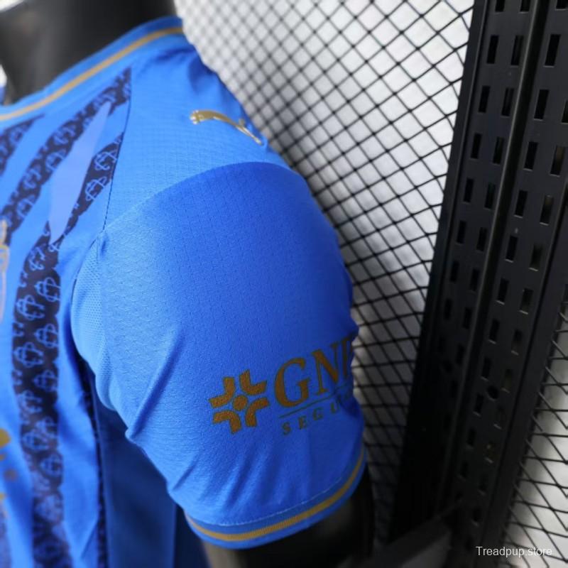 Player Version 26/27 Chivas Guadalajara Away Blue with Dark Stripe Pattern Jersey