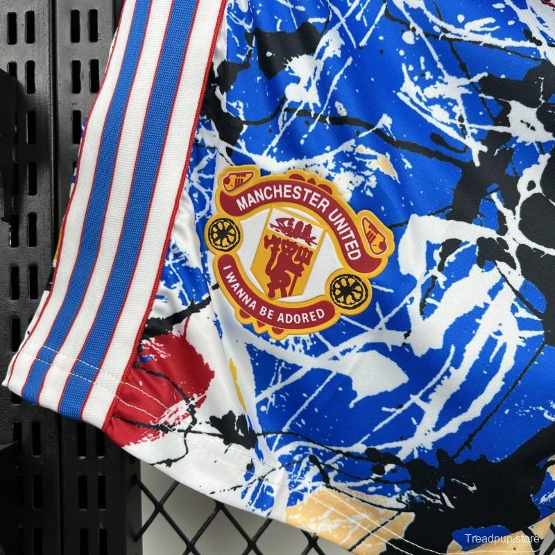 2025/26 Mens Manchester United X Stone Roses Shorts