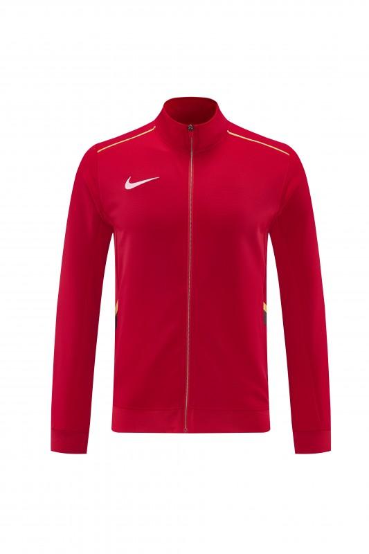 2026 Nike Red Full Zipper Jacket + Long Pants