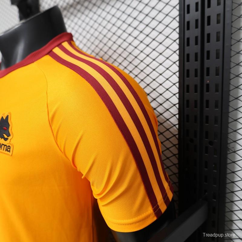 Player Version 26/27 AS Roma x Adidas Originals Orange Special Edition Jersey