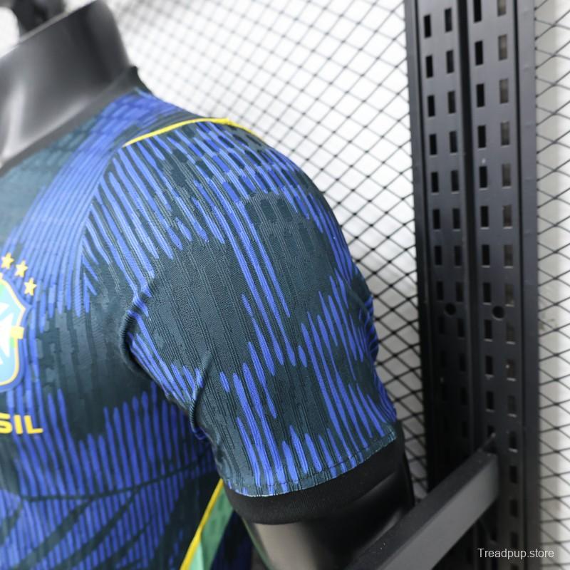 Player Version 2026 Brazil Navy Blue  Special Edition Away Jersey