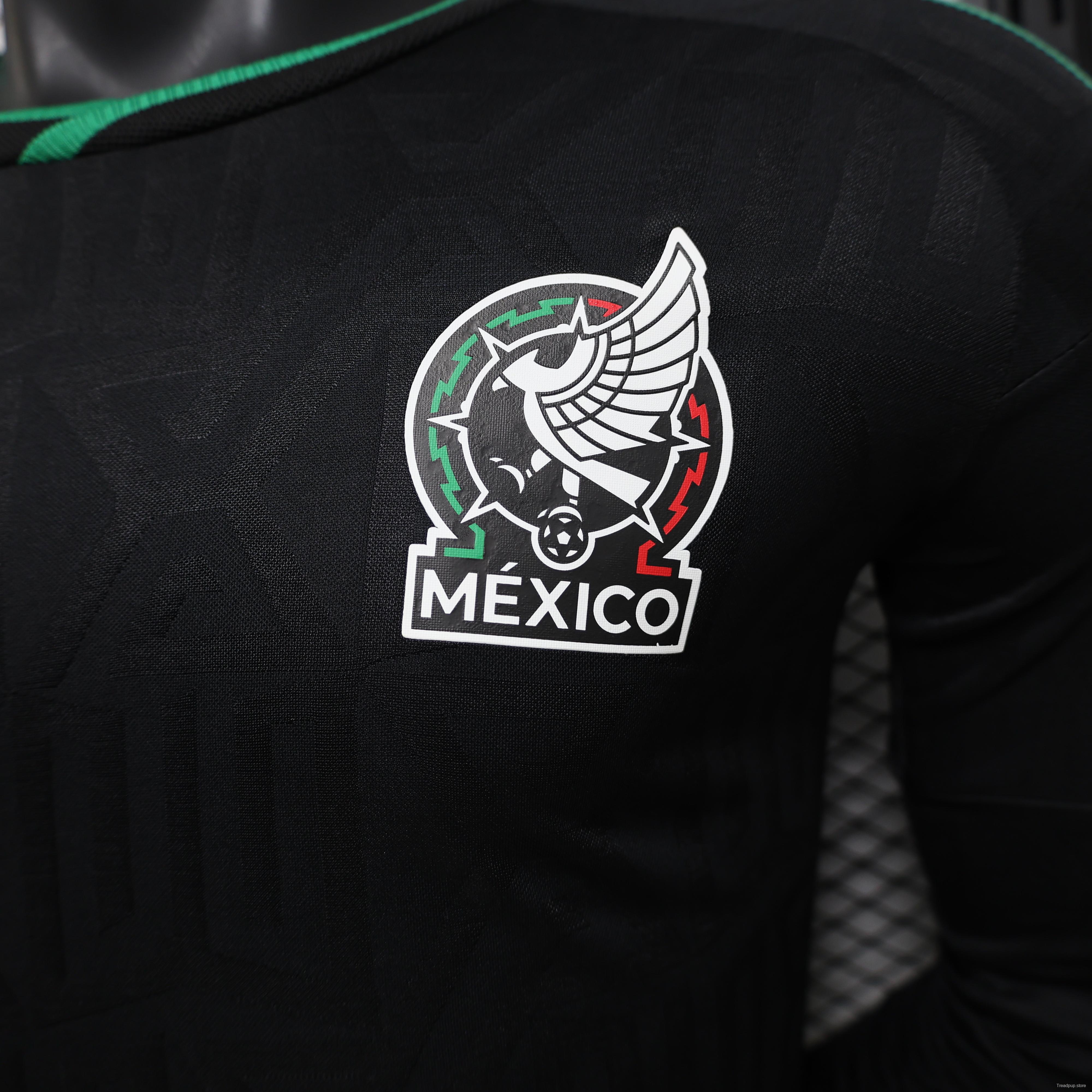Player Version 26/27 Mexico Away  Black  Long Sleeve  Jersey