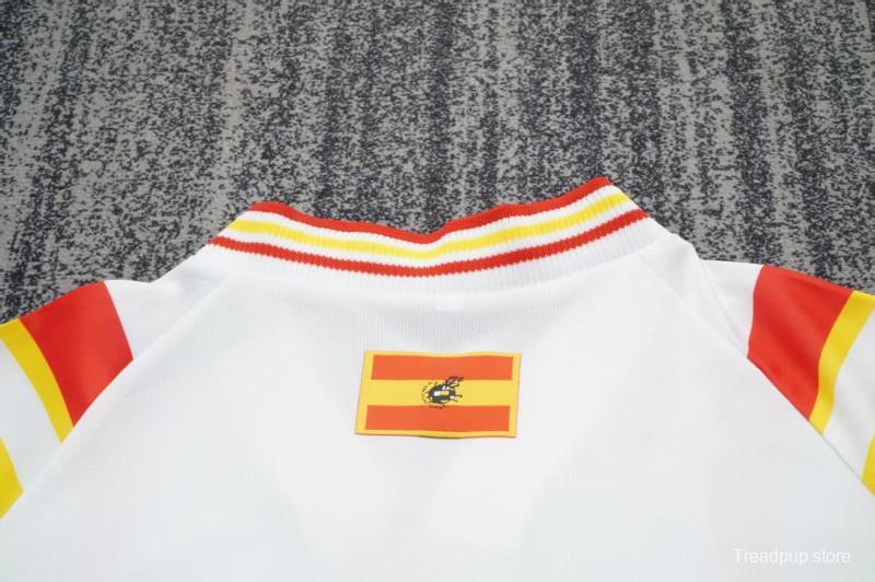 Retro Kids 1996  Spain Third WhiteJersey