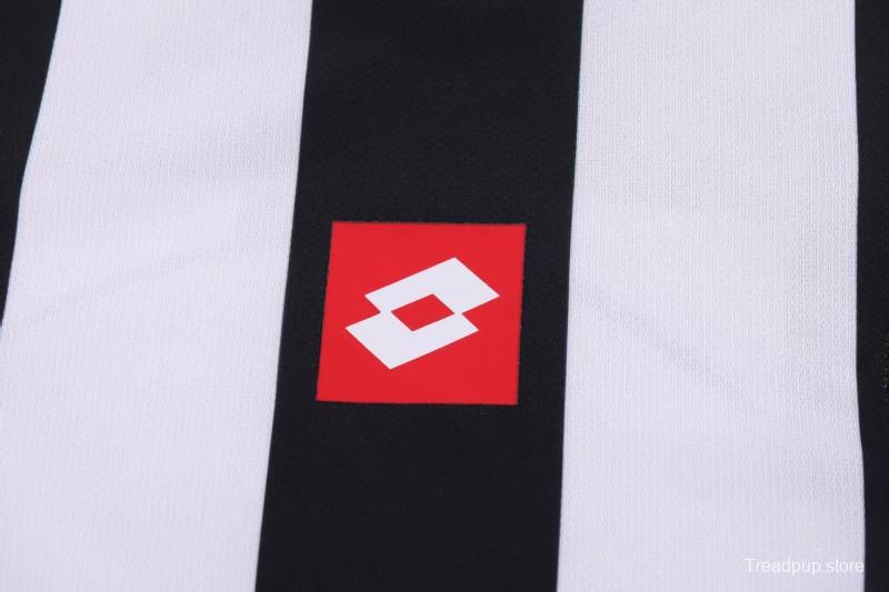 Retro Kids 02/03 Juventus Black White Home Jersey