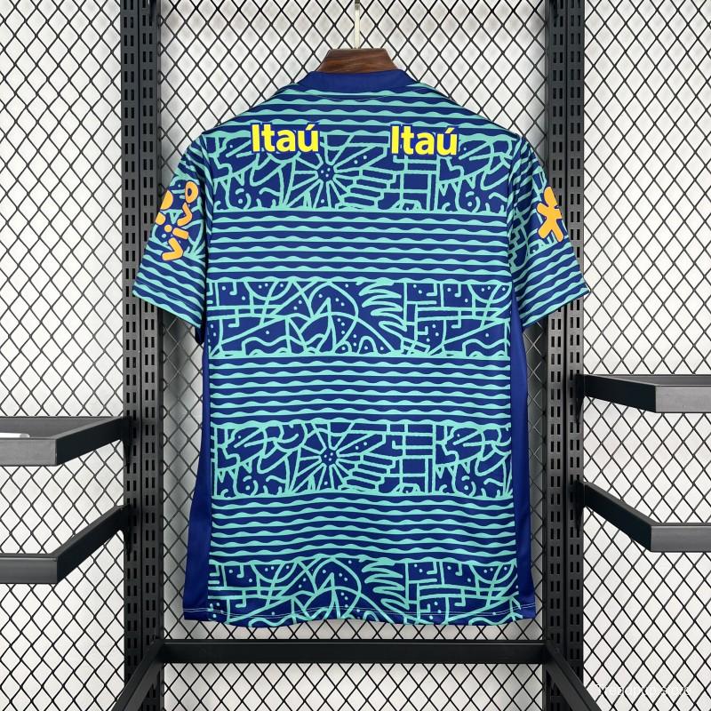 2024 Retro Brazil Pre-Match Jersey
