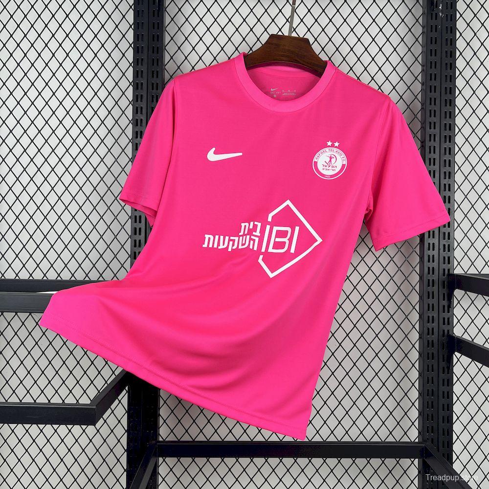 2025/26 Mens Hapoel Tel Aviv Pink October Jersey