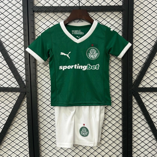 25/26 Kids Palmeiras Home Size 16-28 Jersey