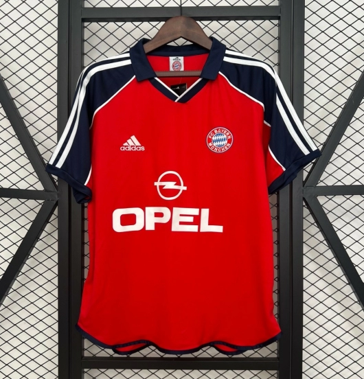 00/01 Retro Bayern Munich Home Jersey