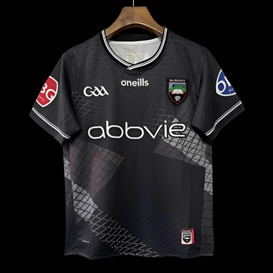 25/26 Sligo GAA Black with Geometric Pattern Jersey