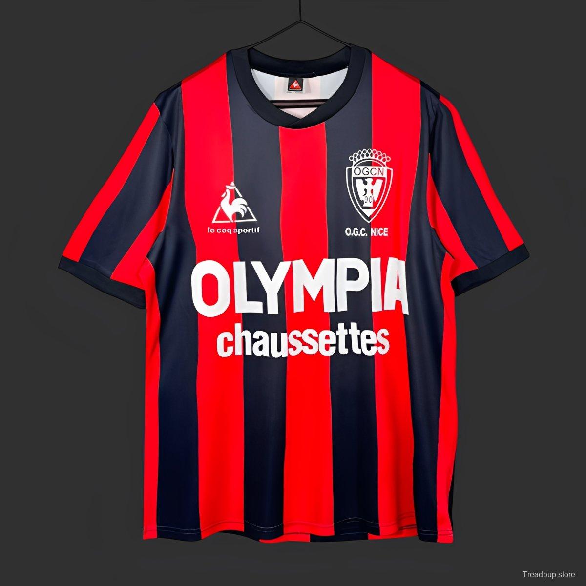 Retro 77/78 OGC Nice Michael Jackson Home Jersey