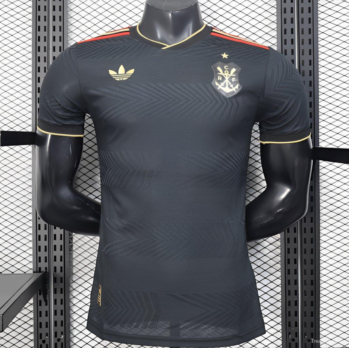 25/26 Player Version  Flamengo Away Black Jersey