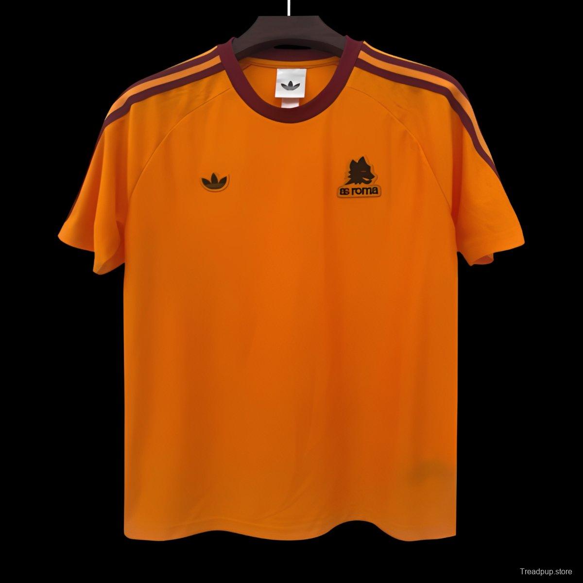 25/26 Roma Adidas Original Orange Jersey