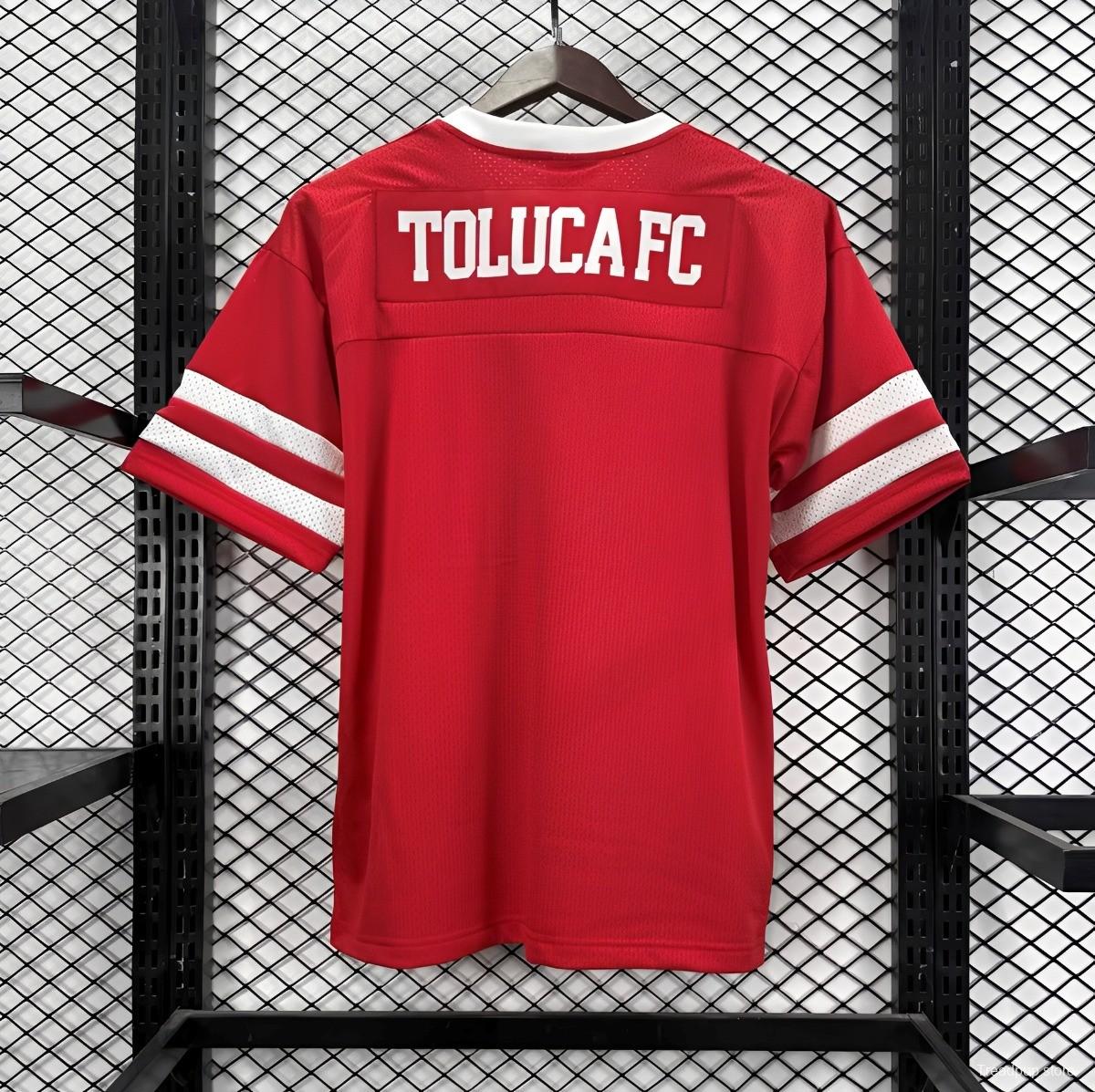 26/27 Toluca Red Baseball Jersey