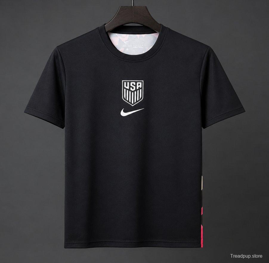 2026 USA USMNT Premium Goalkeeper Soccer T-Shirt - Black