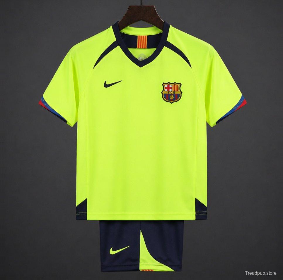 Retro Kids 05/06 Barcelona Away Jersey