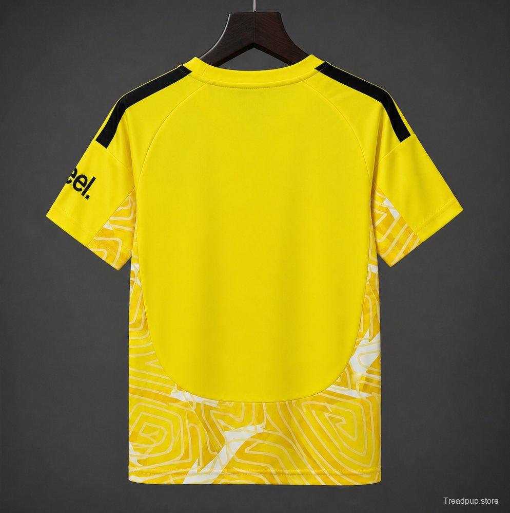 26/27 Arsenal Goalkeeper Yellow/White Jersey